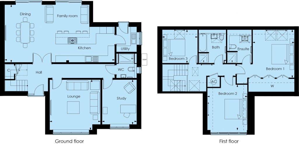 Floorplans For Thaxted, Essex
