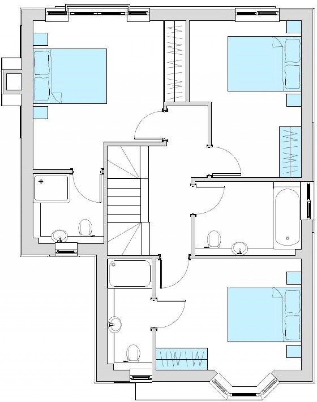 Floorplans For Burnham, Buckinghamshire