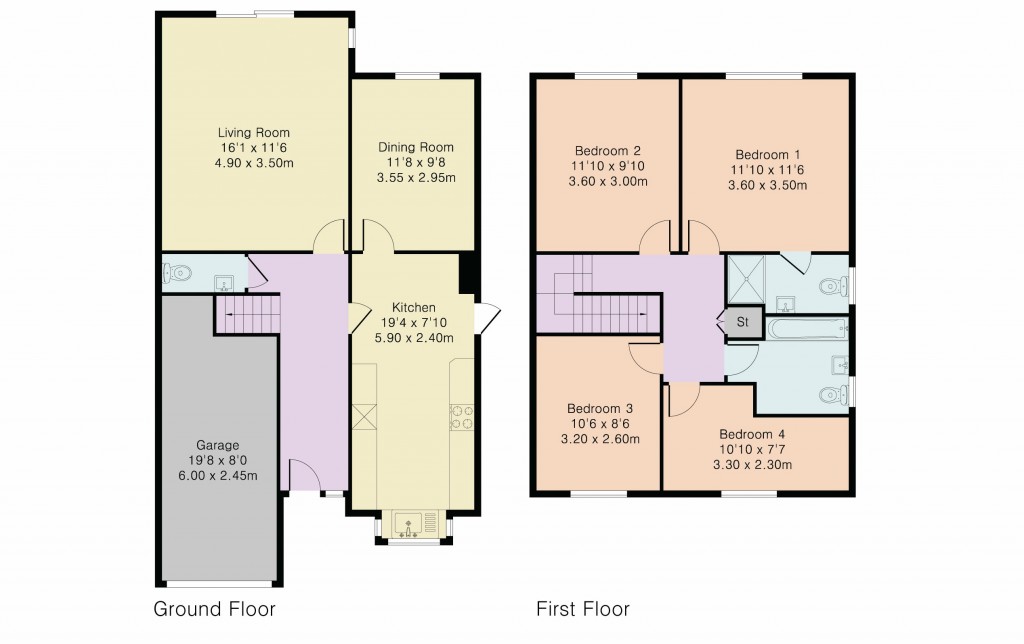 Floorplans For Enfield, Middlesex